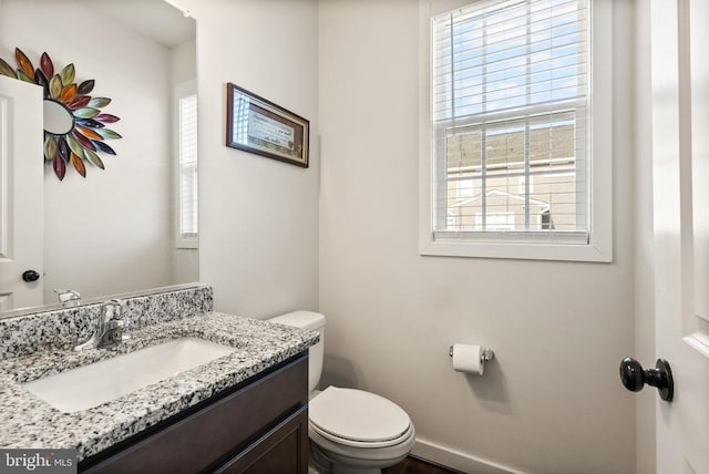 11405 Owls Nest Ct, Spotsylvania, VA 22551 - half bathroom with toilet and vanity