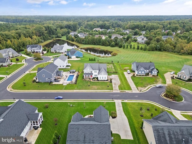 11405 Owls Nest Ct, Spotsylvania, VA 22551 - aerial perspective of suburban area with a nearby body of water