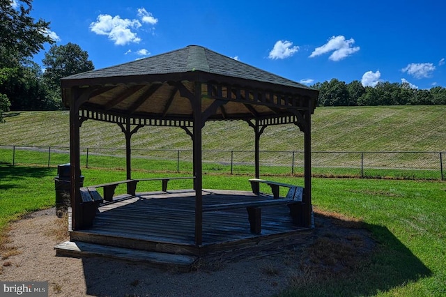 119 Birchside Cir, Locust Grove, VA 22508 - view of community featuring a gazebo and a wooden deck