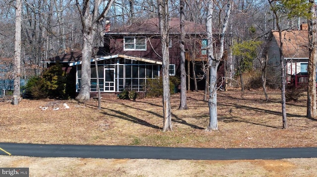 119 Birchside Cir, Locust Grove, VA 22508 - view of front of house featuring a sunroom