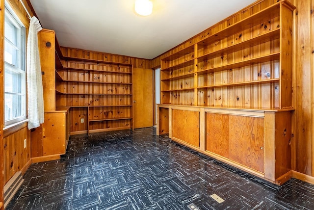 4490 N Valley Pike, Rockingham, VA 22802 - empty room with wood walls and built in features