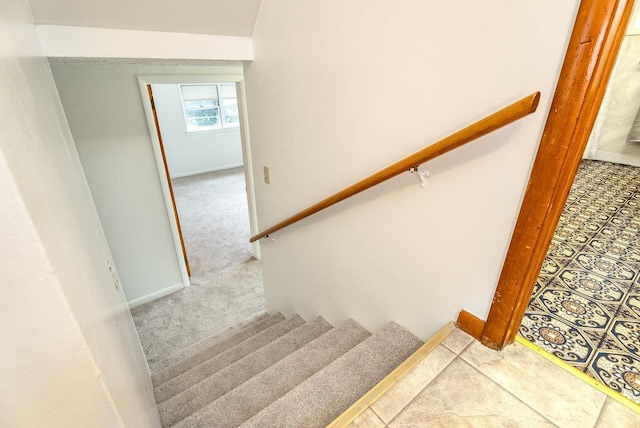 4490 N Valley Pike, Rockingham, VA 22802 - stairs featuring baseboards and carpet