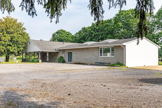 4490 N Valley Pike, Rockingham, VA 22802 - view of front of home with stone siding