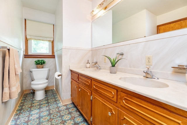 4490 N Valley Pike, Rockingham, VA 22802 - bathroom featuring double vanity and tile patterned floors