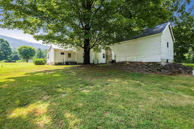3914 Ida Rd, Luray, VA 22835 - view of green lawn with a mountain view