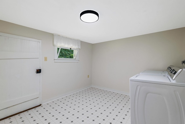 3914 Ida Rd, Luray, VA 22835 - washroom featuring washing machine and clothes dryer and light flooring