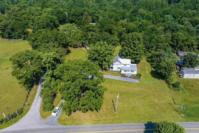 3914 Ida Rd, Luray, VA 22835 - aerial view of property and surrounding area with a heavily wooded area