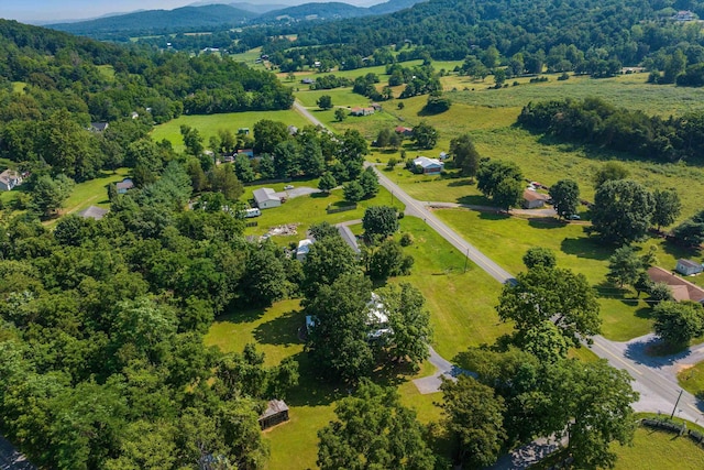 3914 Ida Rd, Luray, VA 22835 - aerial view of a mountain backdrop and a heavily wooded area