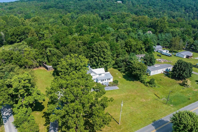 3914 Ida Rd, Luray, VA 22835 - aerial view of a heavily wooded area