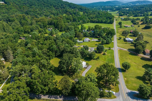 3914 Ida Rd, Luray, VA 22835 - aerial view of a heavily wooded area and mountains
