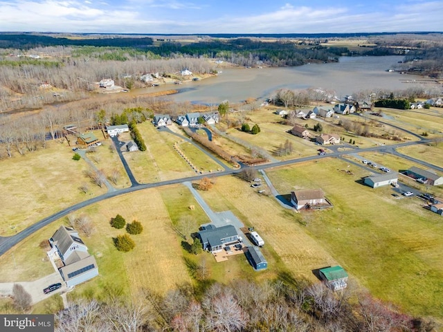 26438 Pennfields Dr, Orange, VA 22960 - bird's eye view with a water view and a rural view