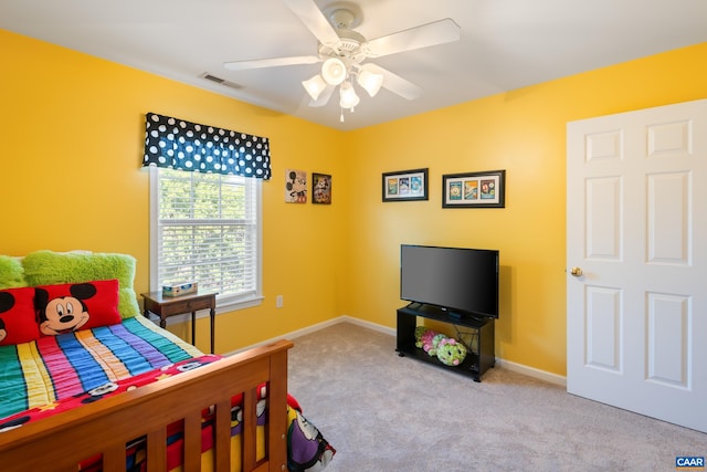 353 Bayberry Way, Charlottesville, VA 22911 - carpeted bedroom with a ceiling fan and baseboards
