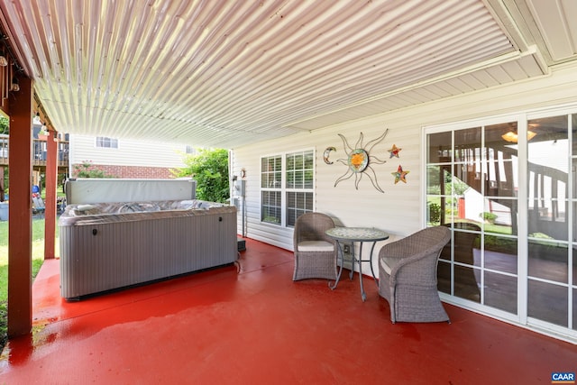 353 Bayberry Way, Charlottesville, VA 22911 - view of patio with a hot tub
