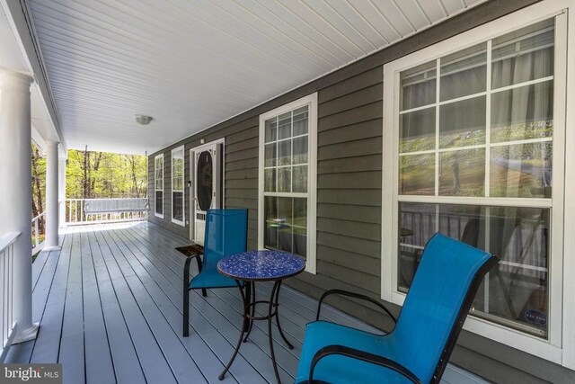 372 Daniels Rd, Barboursville, VA 22923 - deck featuring a porch
