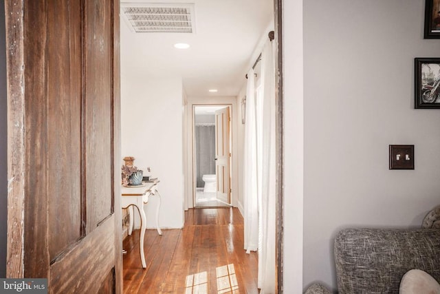 43 Briar Patch Ln, Boston, VA 22713 - hallway featuring hardwood / wood-style flooring and recessed lighting