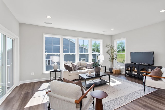 2779 Rutlege Rd Unit 194, Rockingham, VA 22801 - living area with wood finished floors and recessed lighting