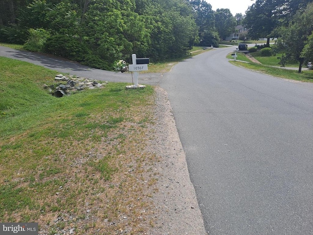 view of asphalt street