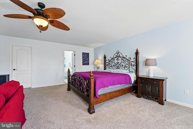 641 Keswick Dr, Culpeper, VA 22701 - carpeted bedroom featuring baseboards and a ceiling fan