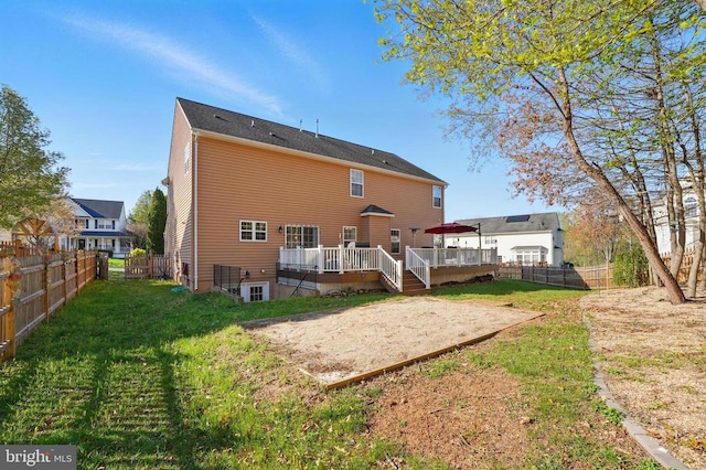 641 Keswick Dr, Culpeper, VA 22701 - back of property with a deck