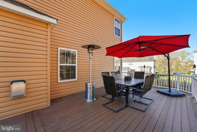 641 Keswick Dr, Culpeper, VA 22701 - deck featuring outdoor dining space