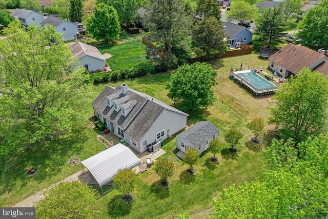 10630 Bent Tree Dr, Fredericksburg, VA 22407 - aerial view featuring a residential view