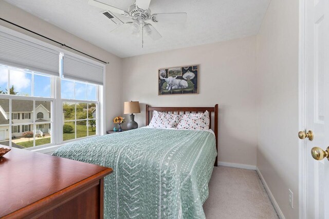 30 Beatrice Ct, Fishersville, VA 22939 - carpeted bedroom featuring baseboards and a ceiling fan