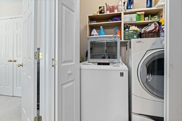 30 Beatrice Ct, Fishersville, VA 22939 - laundry room featuring washing machine and dryer