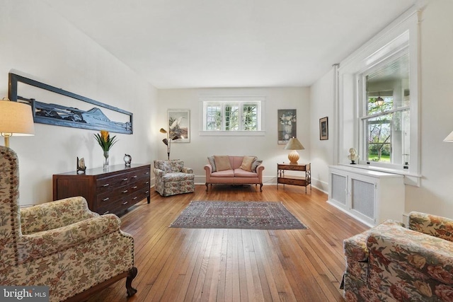 507 Winchester St, Warrenton, VA 20186 - sitting room with wood-type flooring and baseboards