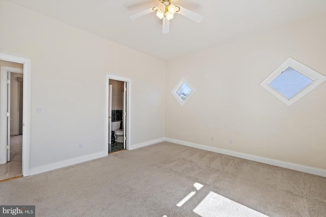 3714 Fairways Ct, Fredericksburg, VA 22408 - carpeted empty room with a ceiling fan and baseboards
