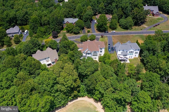 3714 Fairways Ct, Fredericksburg, VA 22408 - aerial view of property and surrounding area featuring nearby suburban area and a forest