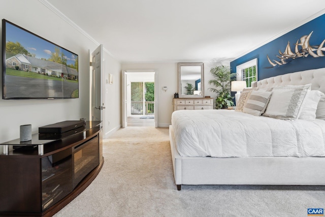 6904 James Madison Hwy, Fork Union, VA 23055 - carpeted bedroom with baseboards and ornamental molding