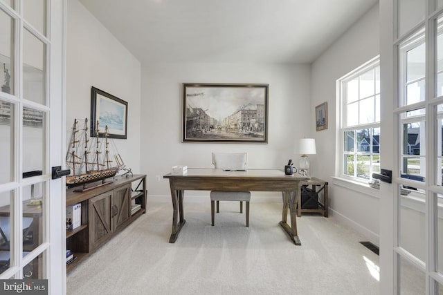 10909 Green Leaf Run, Spotsylvania, VA 22551 - office area featuring carpet floors