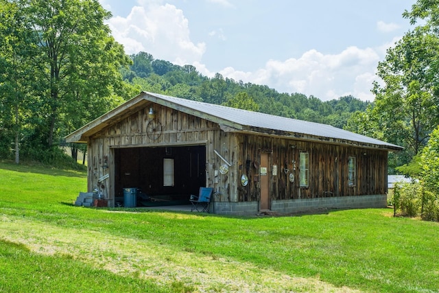 554 Harris Cove Ln, Elkton, VA 22827 - view of outdoor structure with a view of trees