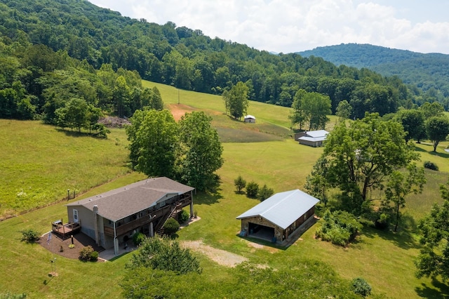 554 Harris Cove Ln, Elkton, VA 22827 - view of rural area featuring a heavily wooded area