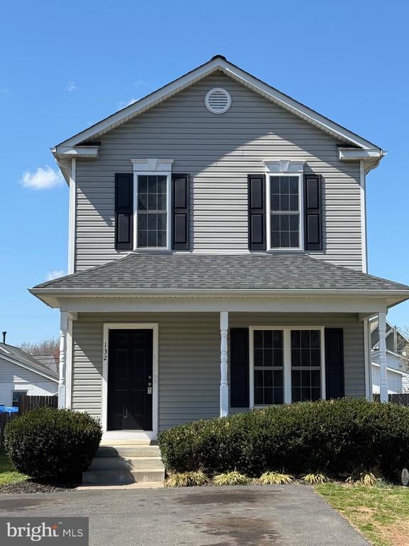 132 Mansfield St, Fredericksburg, VA 22408 - view of front of property featuring a porch