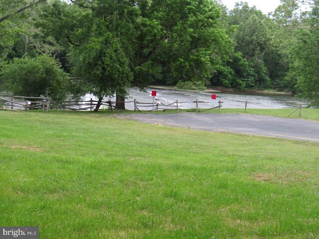 831 Good Mill Rd, Rileyville, VA 22650 - view of yard featuring a water view and a wooded view