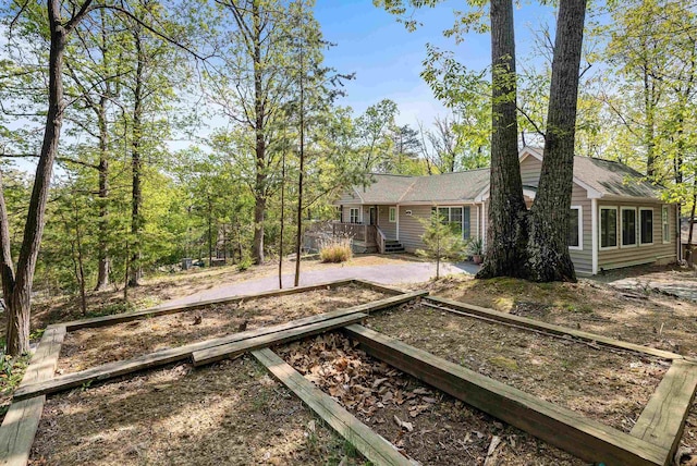 392 Passage Ln, Mcgaheysville, VA 22840 - view of side of property featuring a garden and a deck
