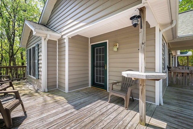 392 Passage Ln, Mcgaheysville, VA 22840 - view of wooden terrace