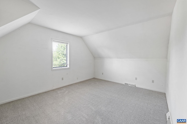 4870 Mechums River Rd, Charlottesville, VA 22901 - additional living space featuring vaulted ceiling and carpet floors