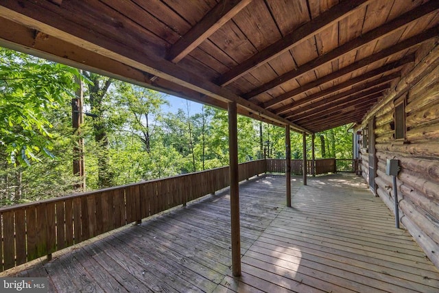 935 River Lodge Rd, Luray, VA 22835 - view of deck