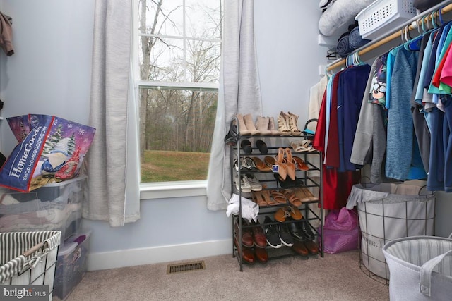 5223 Wyndemere Cir, Mineral, VA 23117 - walk in closet with carpet floors and visible vents