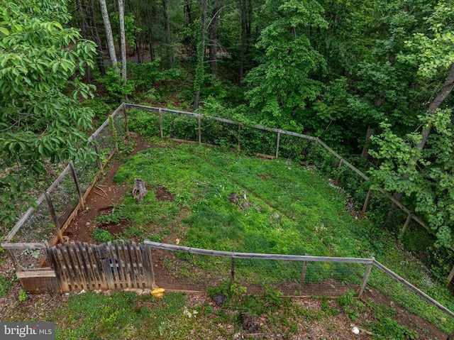 571 Cc Rd, Hood, VA 22723 - view of yard with fence