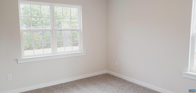 empty room featuring carpet