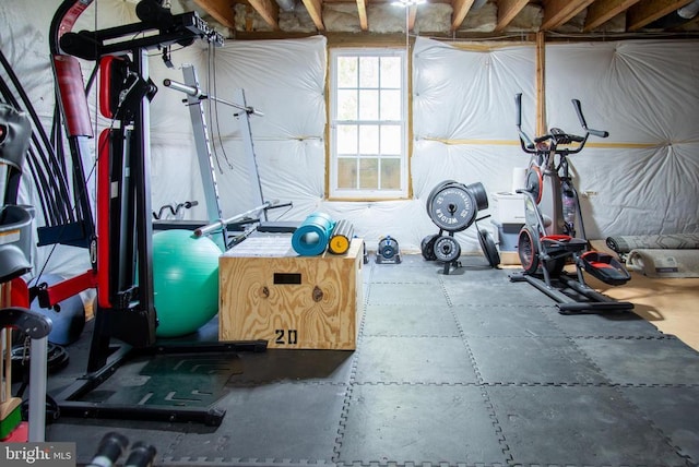 view of workout room