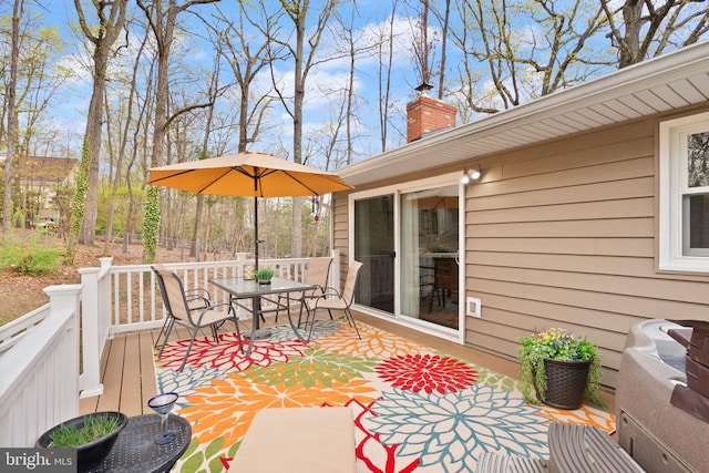  - deck with outdoor dining area