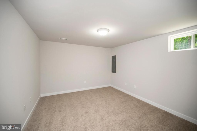 3149 Lewiston Rd, Bumpass, VA 23024 - carpeted empty room featuring baseboards and electric panel