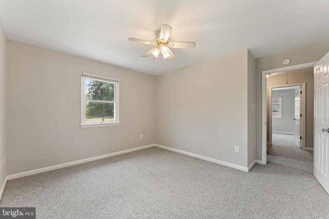 131 Wankoma Dr, Remington, VA 22734 - carpeted empty room with attic access, a ceiling fan, and a smoke detector
