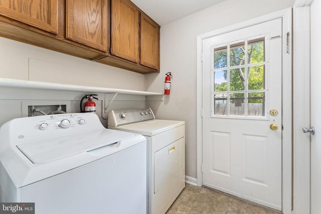 131 Wankoma Dr, Remington, VA 22734 - washroom with cabinet space and separate washer and dryer