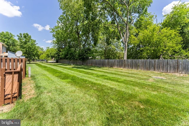 131 Wankoma Dr, Remington, VA 22734 - fenced backyard featuring a deck and view of scattered trees
