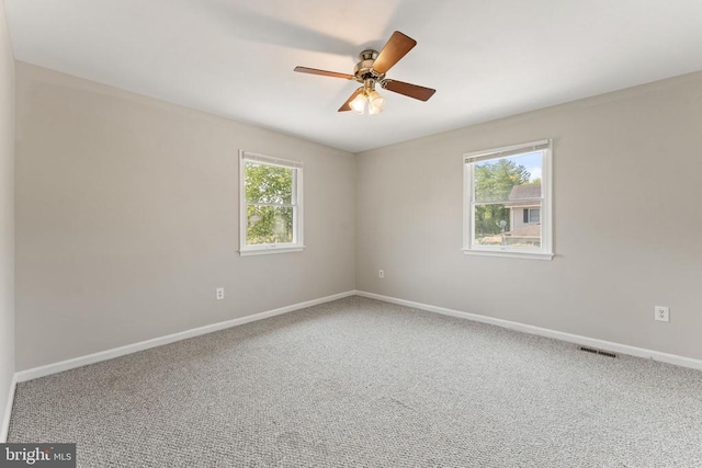 131 Wankoma Dr, Remington, VA 22734 - carpeted empty room featuring a ceiling fan and baseboards